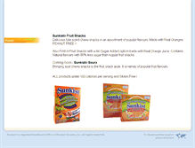 Tablet Screenshot of ca-confections.sunkist.com