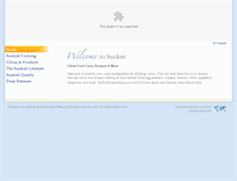 Tablet Screenshot of ca.sunkist.com